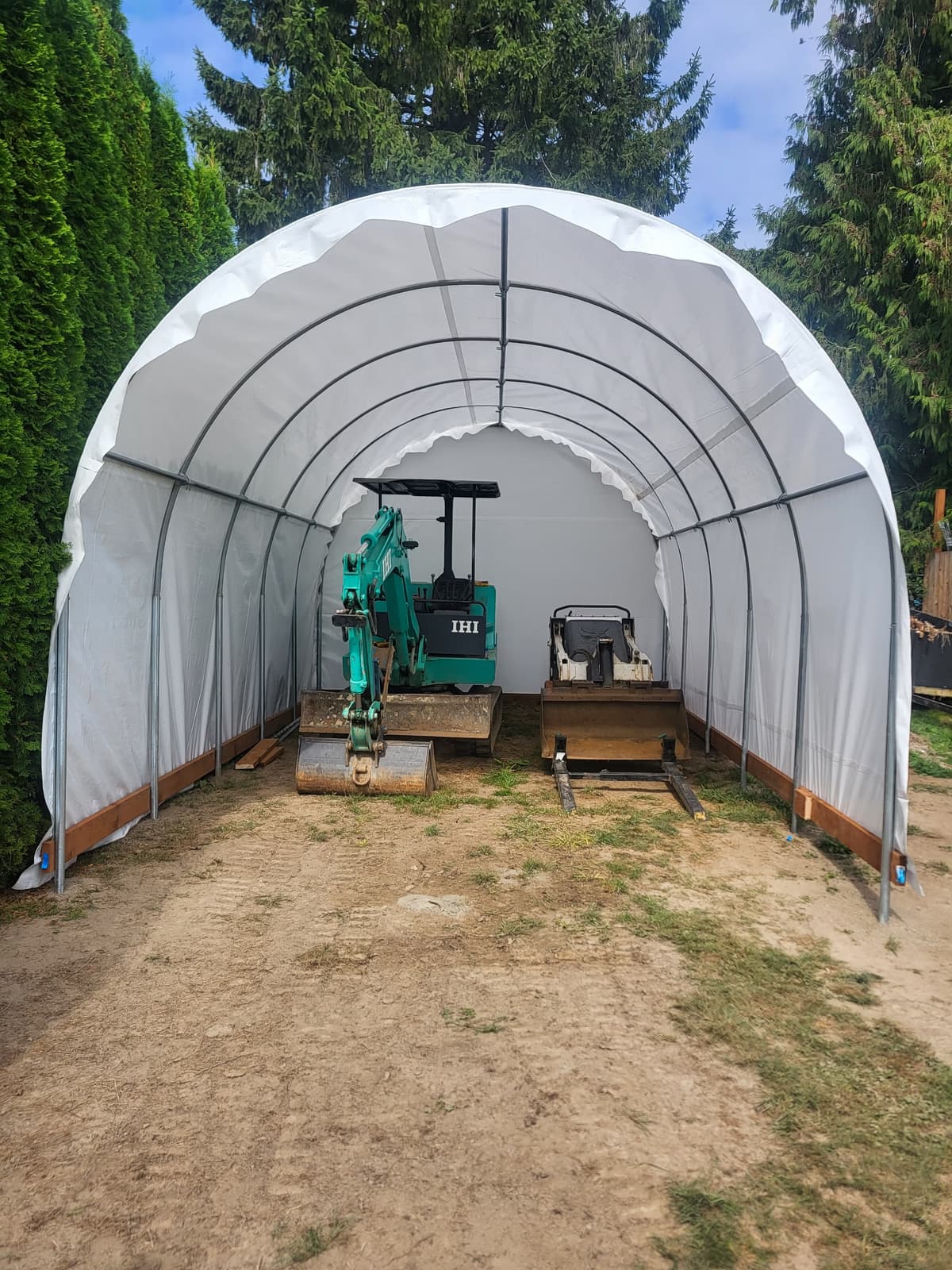 A man in a chicken costume